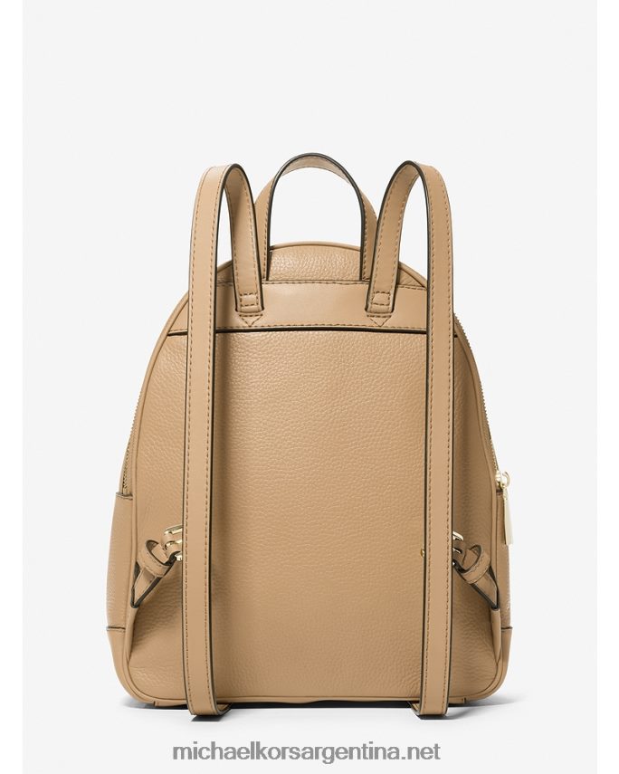 mujer camello mochila brooklyn mediana de piel granulada Michael Kors T46HB01204