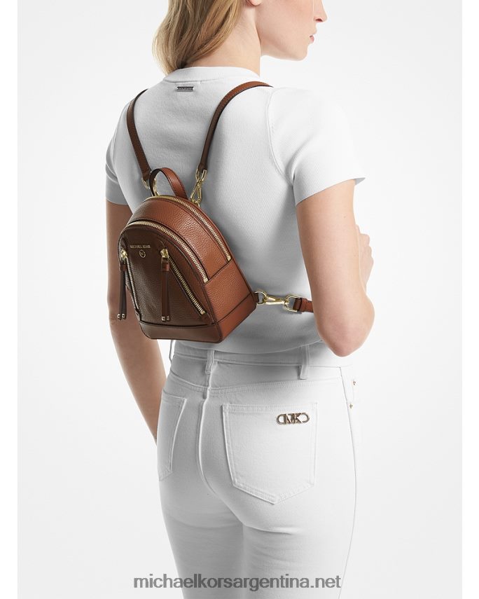 mujer equipaje mochila brooklyn extrapequeña de piel granulada Michael Kors T46HB01207