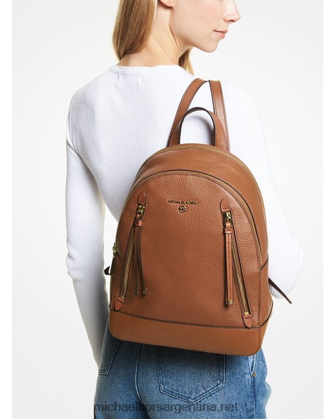 mujer equipaje mochila brooklyn mediana de piel granulada Michael Kors T46HB01206