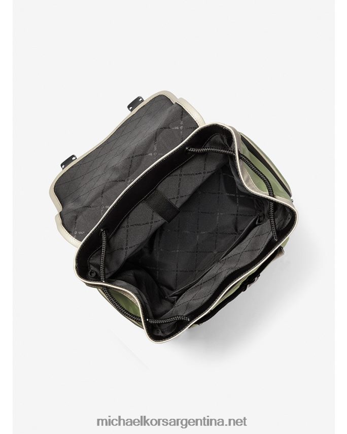 mujer es sabio mochila utilitaria de nailon con logo kent en jacquard Michael Kors T46HB01270