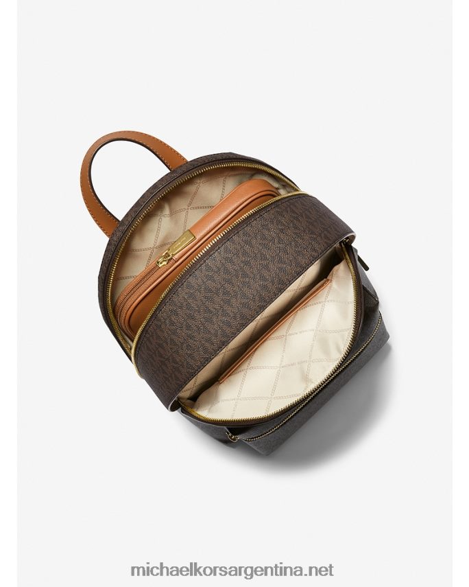 mujer marrón/bellota Mochila Sally mediana 2 en 1 con logotipo y piel sintética Michael Kors T46HB01286