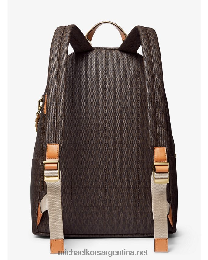 mujer marrón/bellota mochila Slater grande con logo Michael Kors T46HB01288