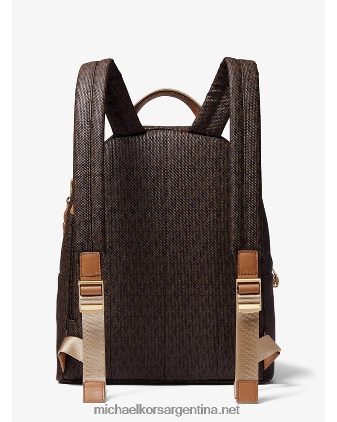 mujer marrón/bellota mochila Slater mediana con logo Michael Kors T46HB01196