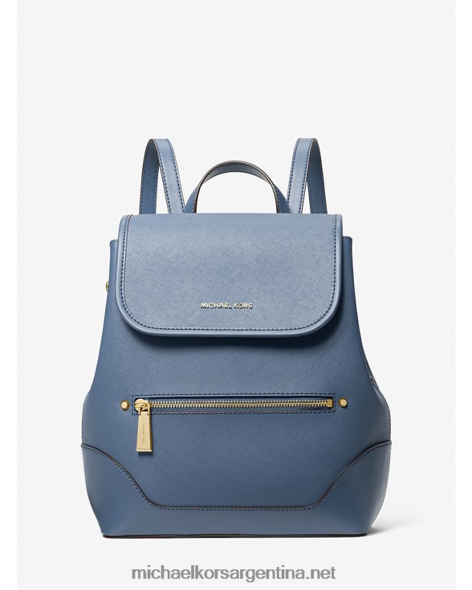 mujer mezclilla mochila harrison mediana de piel saffiano Michael Kors T46HB01215