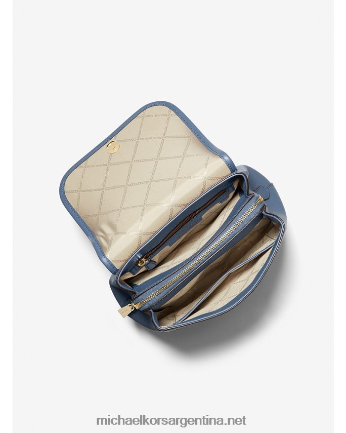 mujer mezclilla mochila harrison mediana de piel saffiano Michael Kors T46HB01215