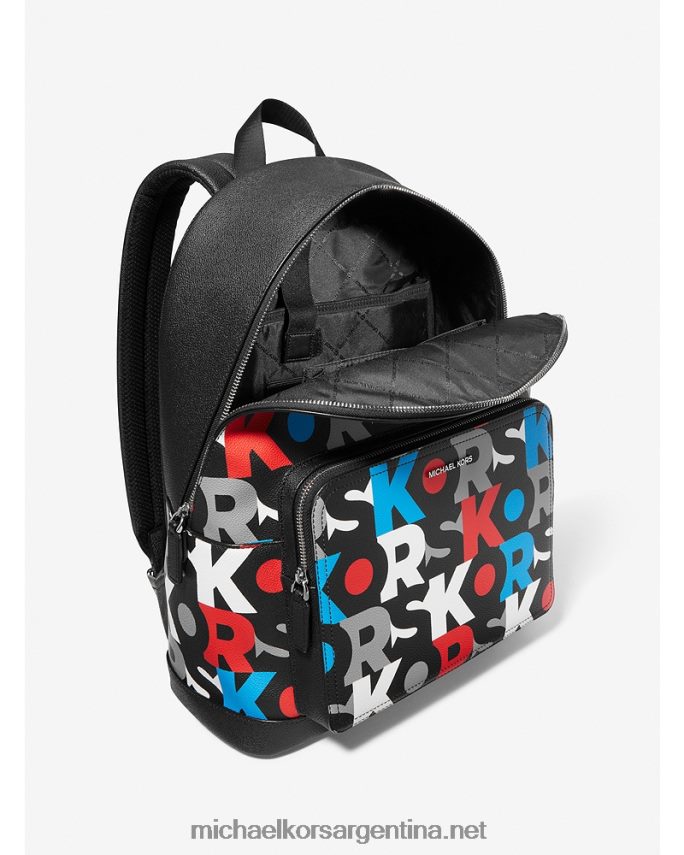 mujer multi rojo mochila con logo gráfico cooper Michael Kors T46HB01277