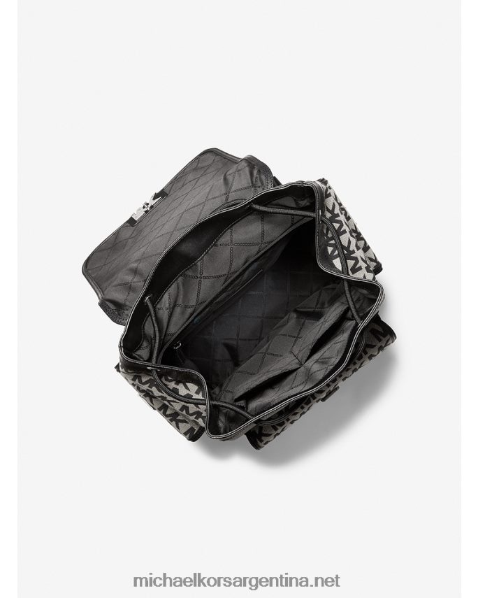 mujer natural/negro mochila con logo Michael Kors T46HB01248