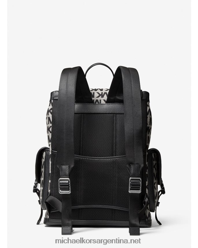 mujer natural/negro mochila con logo Michael Kors T46HB01248