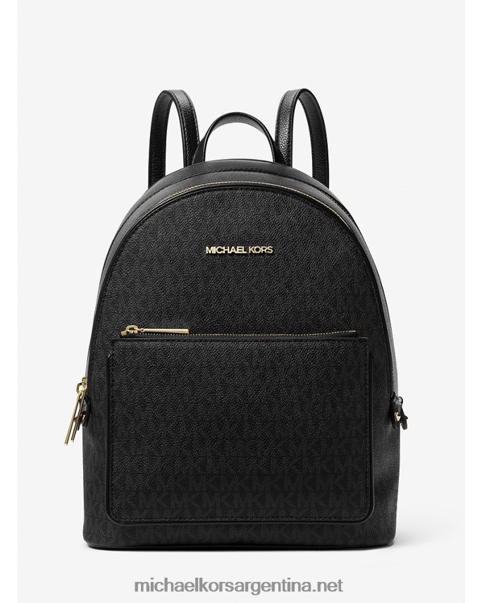 mujer negro mochila adina mediana con logo Michael Kors T46HB01221