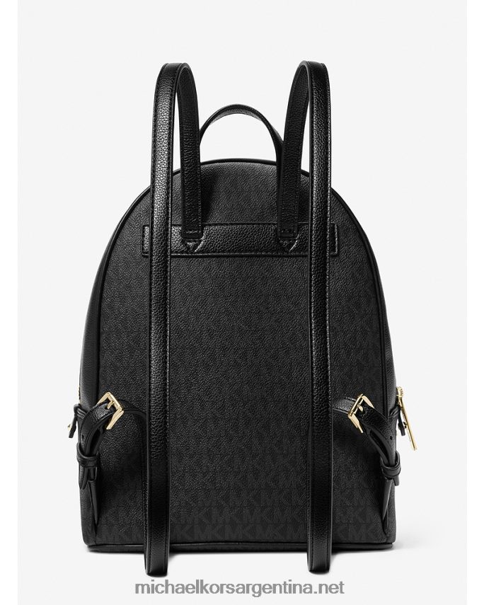 mujer negro mochila adina mediana con logo Michael Kors T46HB01221