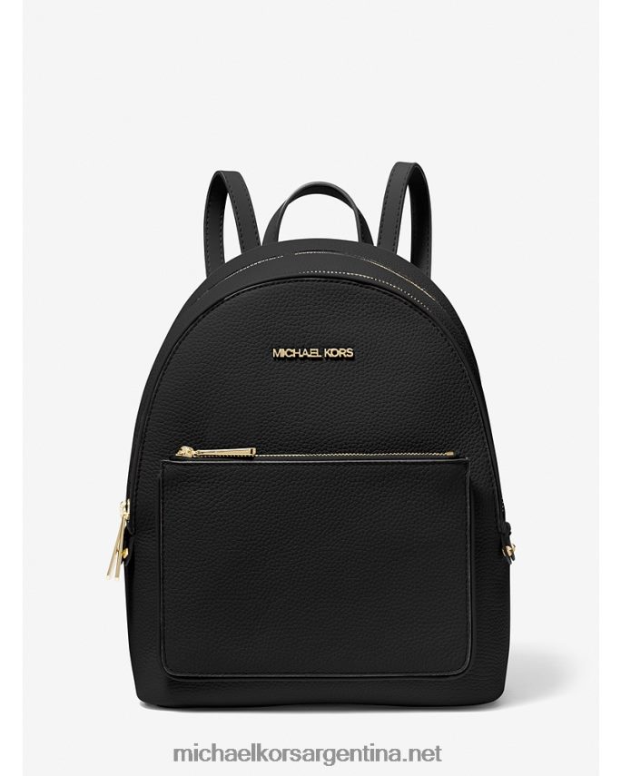 mujer negro mochila adina mediana de piel granulada Michael Kors T46HB01226