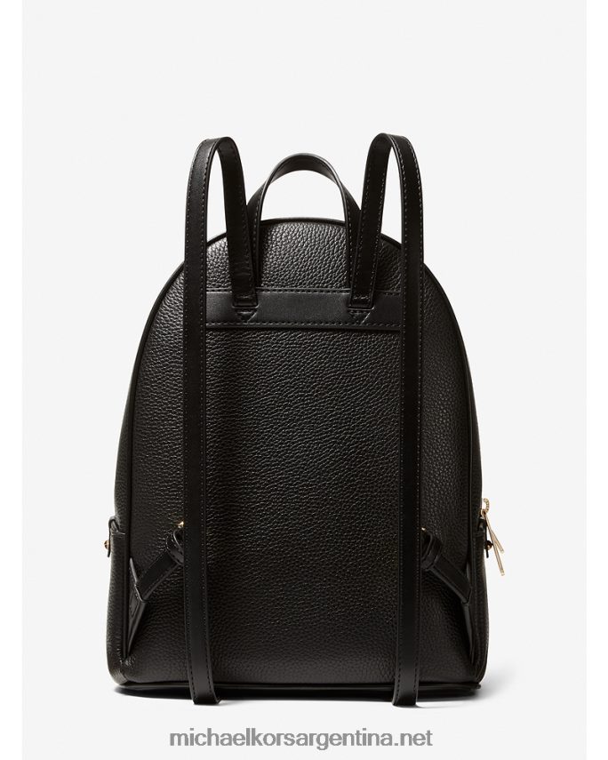 mujer negro mochila adina mediana de piel granulada Michael Kors T46HB01226