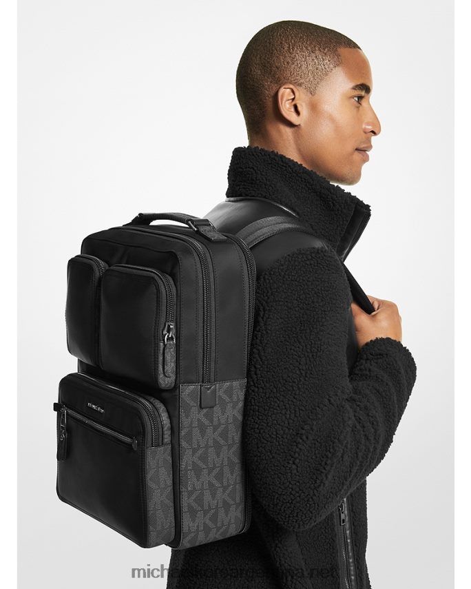 mujer negro mochila brooklyn de nailon Michael Kors T46HB01262