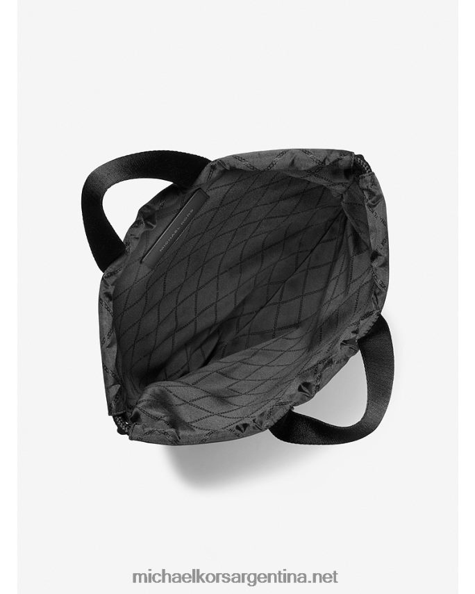 mujer negro mochila con cordón y logo estampado Michael Kors T46HB01272