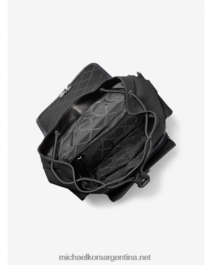 mujer negro mochila de cuero hudson Michael Kors T46HB01256