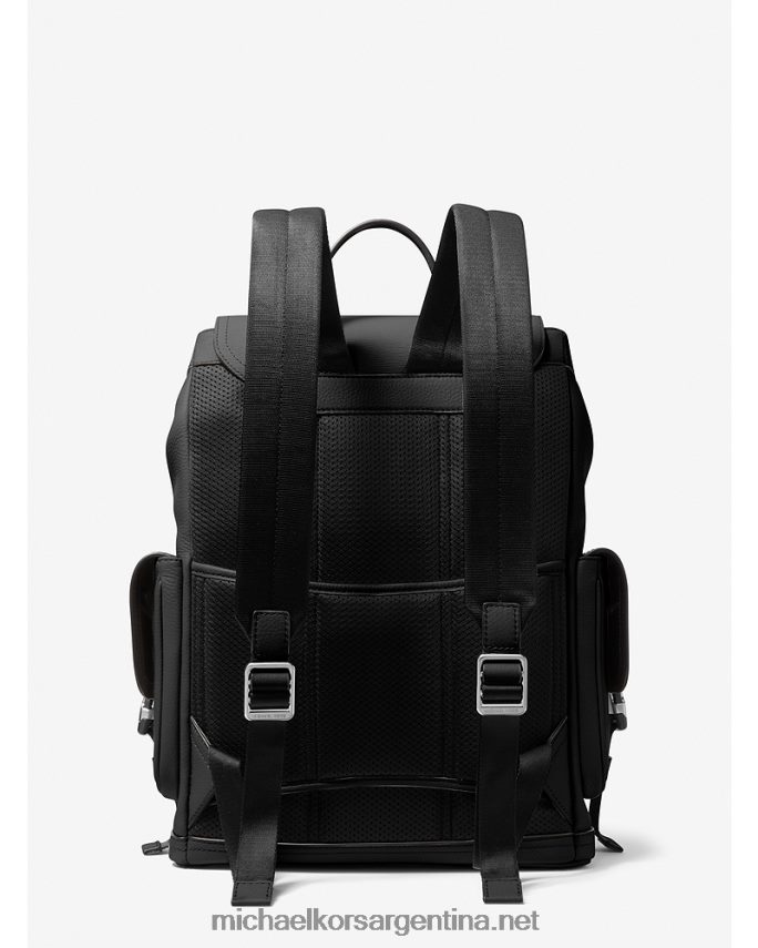 mujer negro mochila de cuero hudson Michael Kors T46HB01256