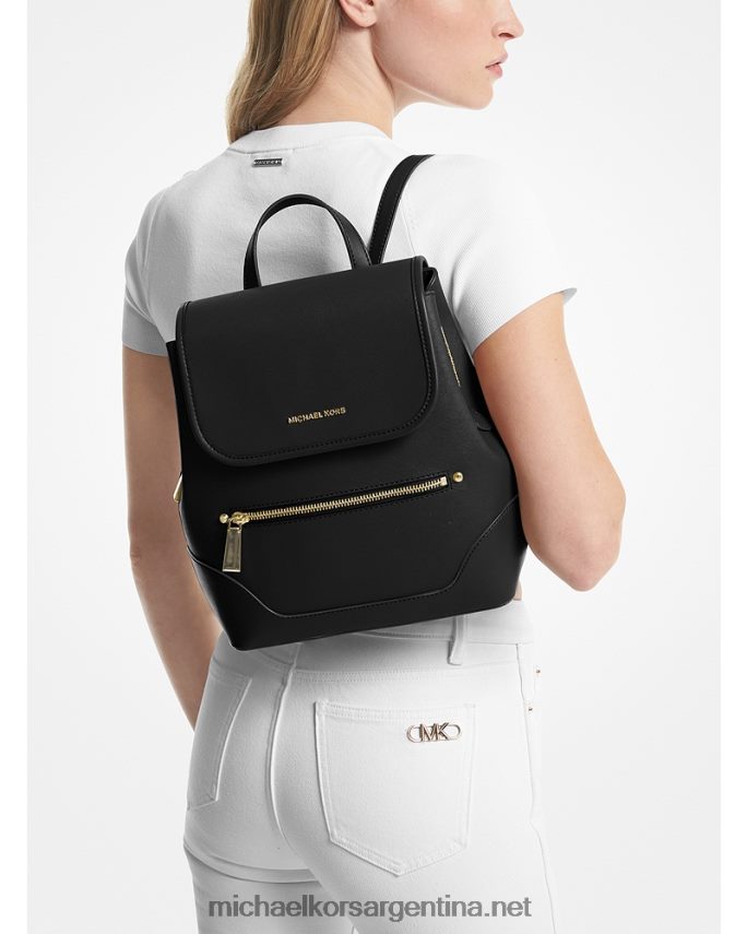 mujer negro mochila harrison mediana de piel saffiano Michael Kors T46HB01218