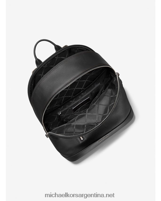 mujer negro mochila hudson slim de piel granulada Michael Kors T46HB01268