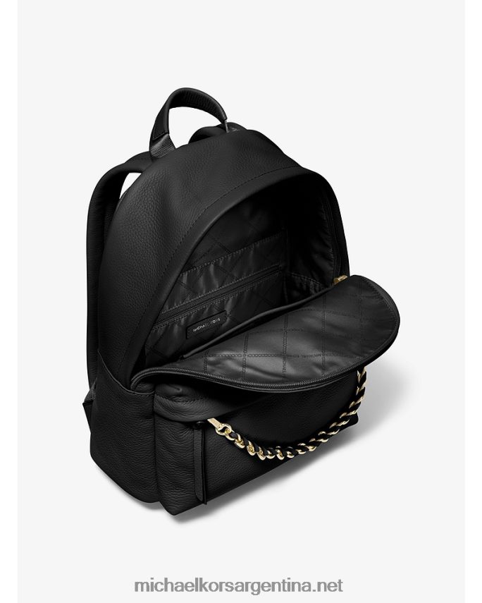 mujer negro mochila slater mediana de piel granulada Michael Kors T46HB01236