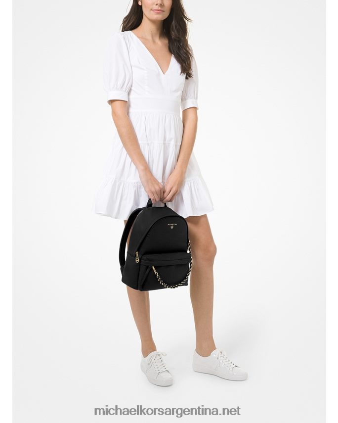 mujer negro mochila slater mediana de piel granulada Michael Kors T46HB01236