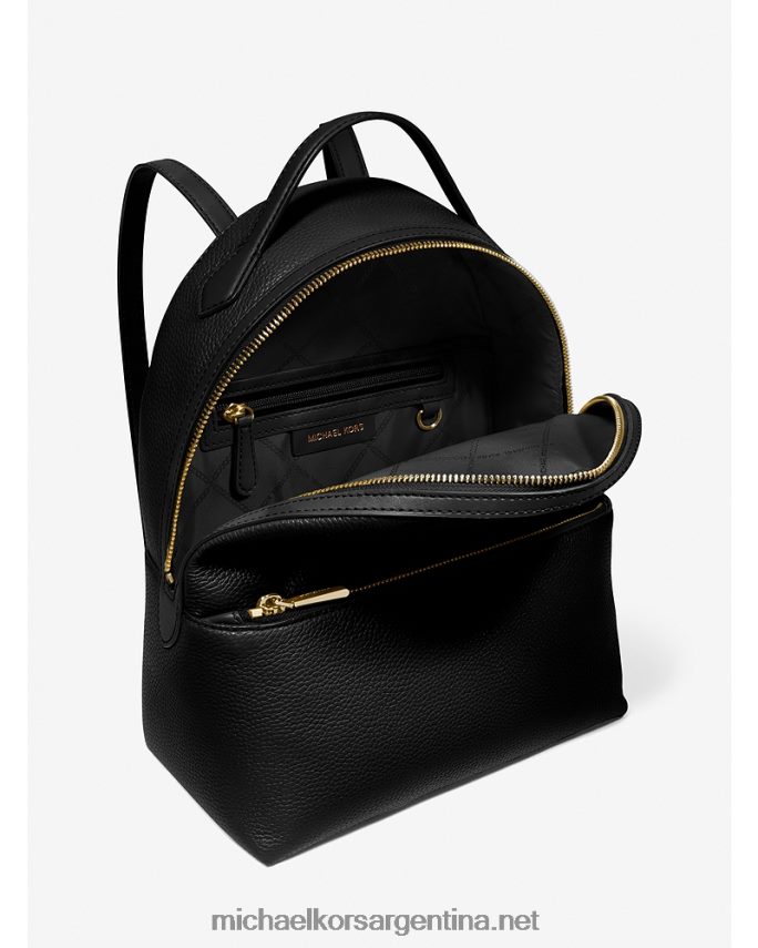 mujer negro mochila valerie mediana de piel granulada Michael Kors T46HB01231