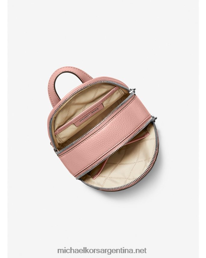 mujer rosa mochila brooklyn extrapequeña de piel granulada Michael Kors T46HB01213