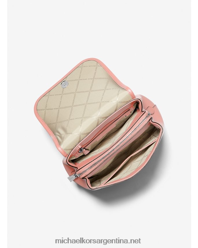 mujer rosa mochila harrison mediana de piel saffiano Michael Kors T46HB01219