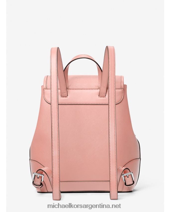 mujer rosa mochila harrison mediana de piel saffiano Michael Kors T46HB01219