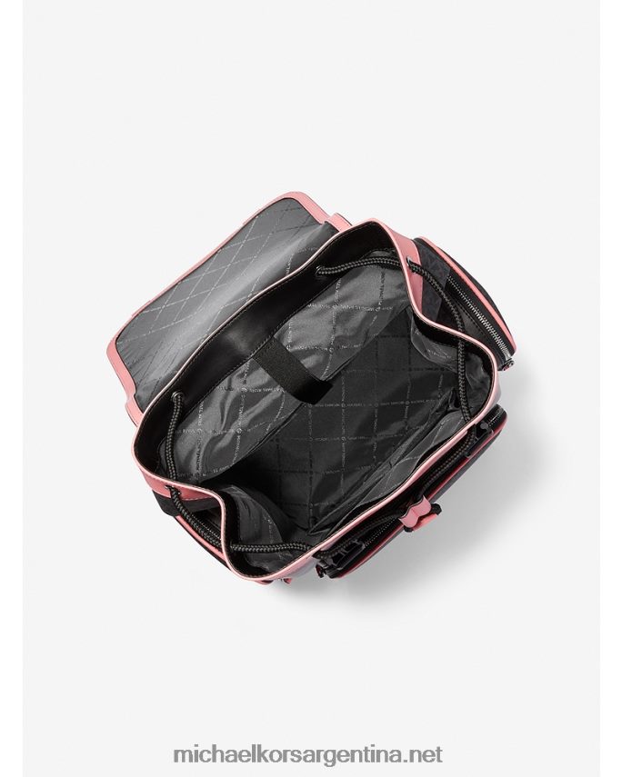 mujer rosa mochila utilitaria cooper con logo gráfico Michael Kors T46HB01278