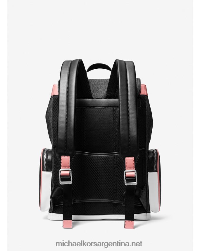 mujer rosa mochila utilitaria cooper con logo gráfico Michael Kors T46HB01278