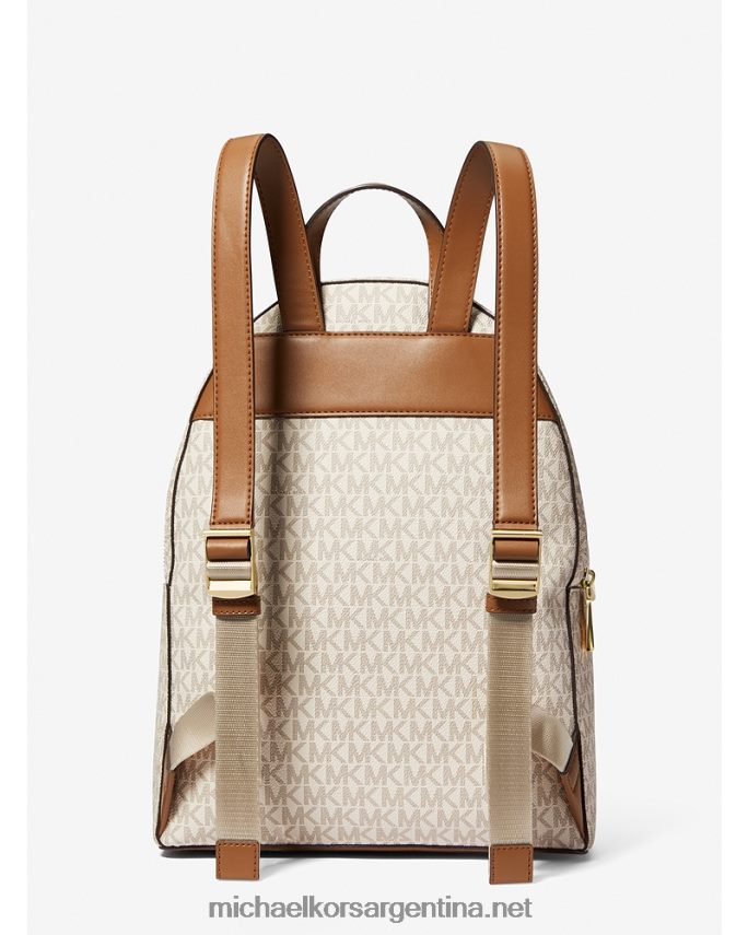 mujer vainilla/bellota Mochila Sally mediana 2 en 1 con logotipo y piel sintética Michael Kors T46HB01287