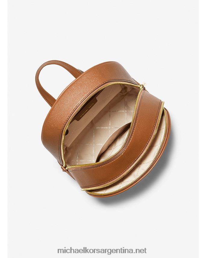 mujer vainilla mochila adina mediana con logo Michael Kors T46HB01225