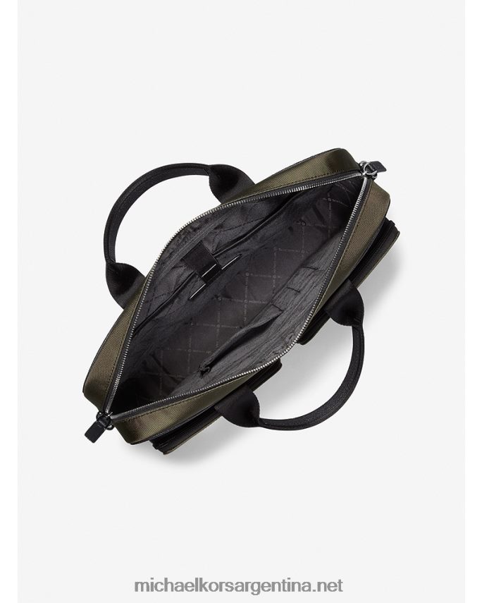 mujer aceituna maletín kent de nailon Michael Kors T46HB01567