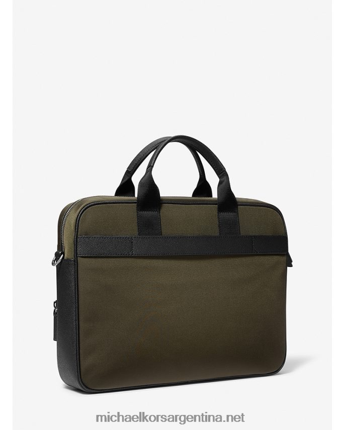mujer aceituna maletín kent de nailon Michael Kors T46HB01567