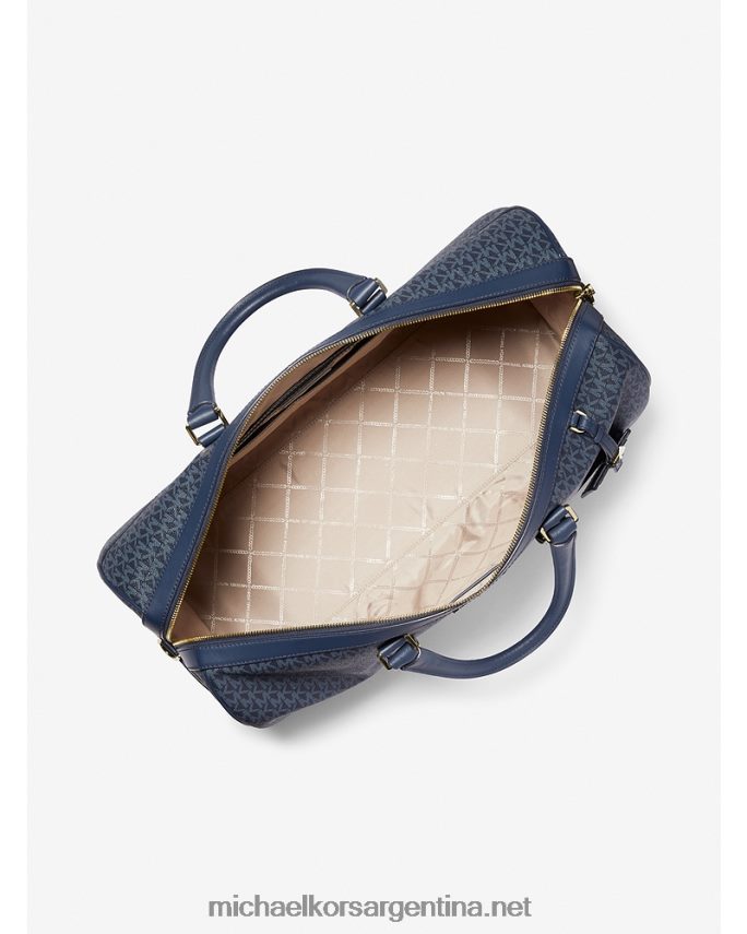 mujer adm/plbl/opw bolsa de fin de semana extragrande Bedford Travel con franja del logo Michael Kors T46HB01519