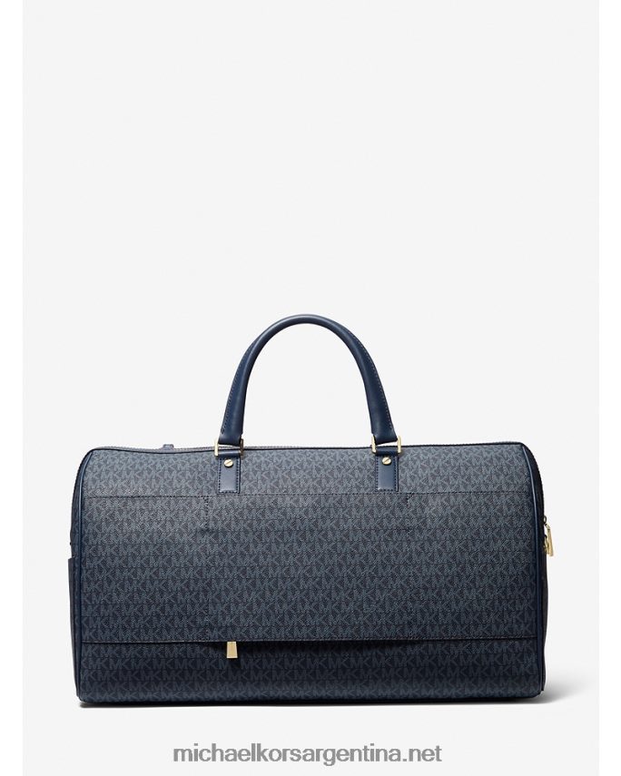 mujer adm/plbl/opw bolsa de fin de semana extragrande Bedford Travel con franja del logo Michael Kors T46HB01519