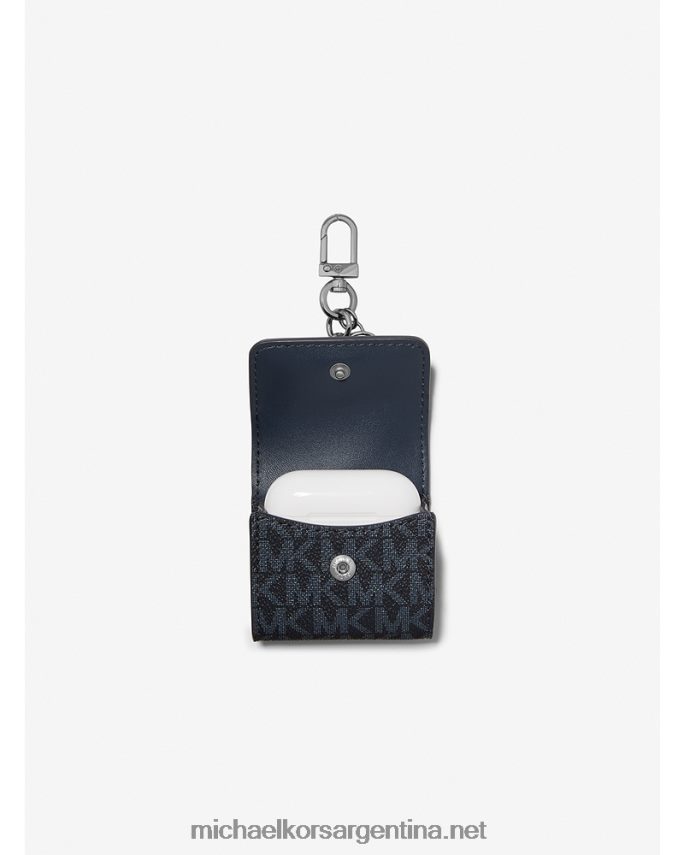 mujer admrl/plazul funda con clip de logotipo para airpods de apple Michael Kors T46HB01538