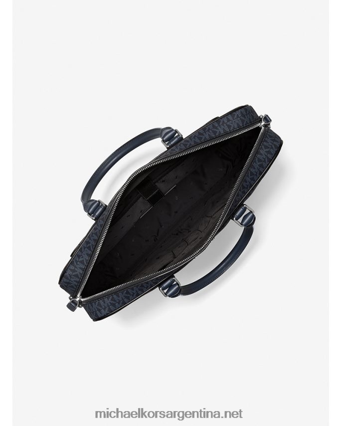 mujer admrl/plazul logo hudson y maletín de piel Michael Kors T46HB01556