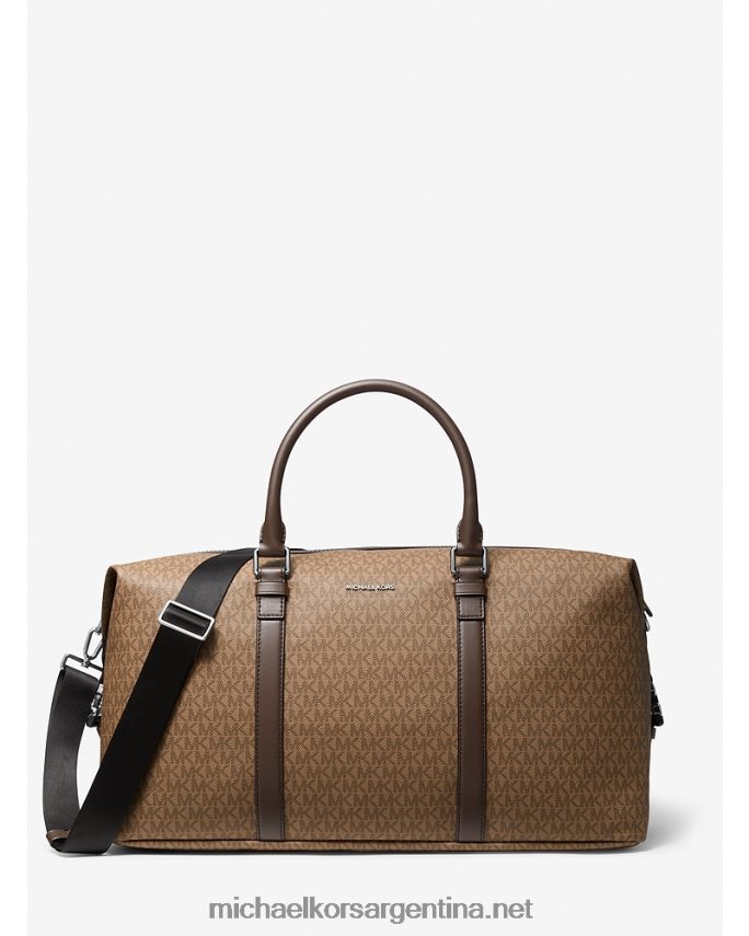 mujer cáscara bolsa de fin de semana con logo de hudson Michael Kors T46HB01560