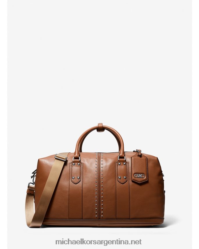 mujer equipaje bolsa de viaje Astor de piel con tachuelas Michael Kors T46HB01528