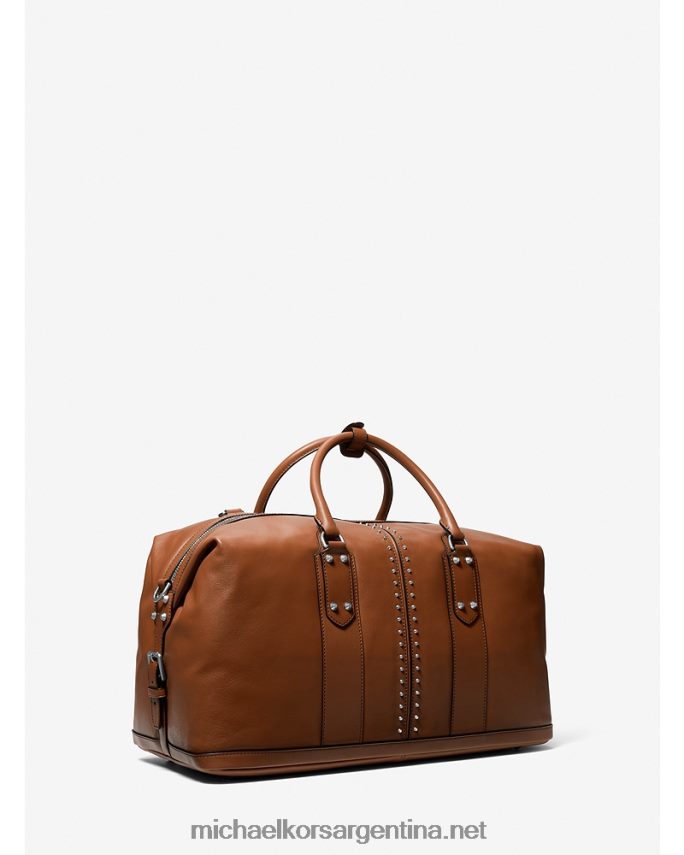 mujer equipaje bolsa de viaje Astor de piel con tachuelas Michael Kors T46HB01528