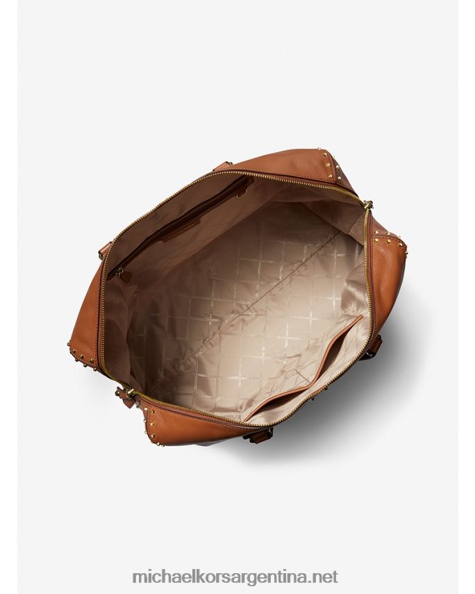 mujer equipaje bolso de fin de semana astor extragrande de piel con tachuelas Michael Kors T46HB01527