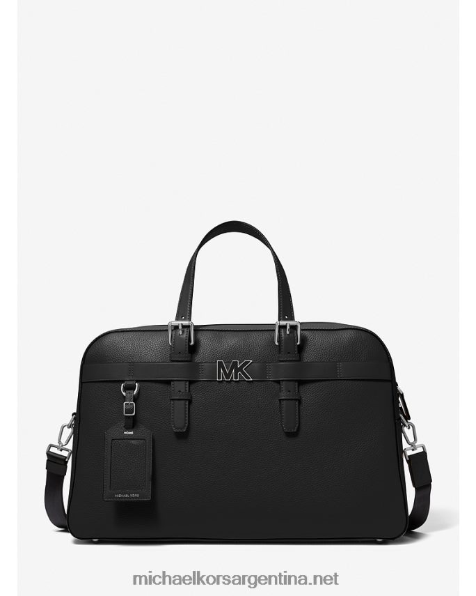 mujer negro bolso de viaje hudson de piel granulada Michael Kors T46HB01565