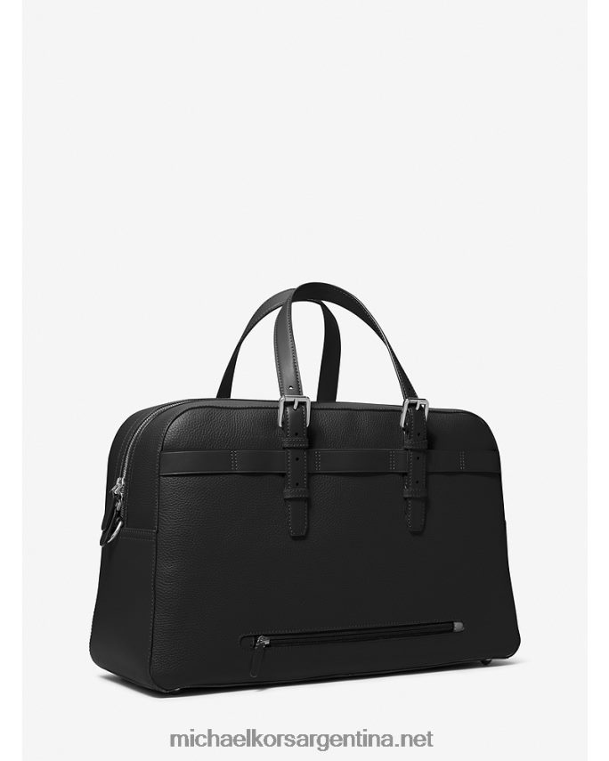 mujer negro bolso de viaje hudson de piel granulada Michael Kors T46HB01565