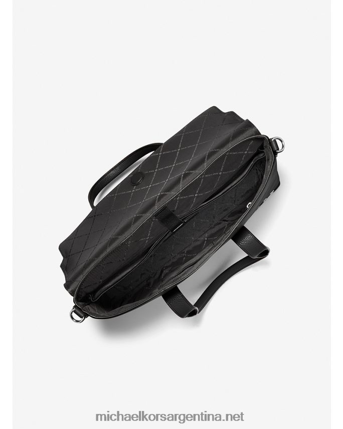 mujer negro maletín cooper de piel granulada Michael Kors T46HB01571