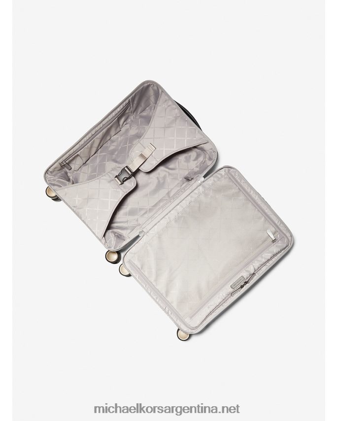 mujer plata maleta con logotipo Michael Kors T46HB01536