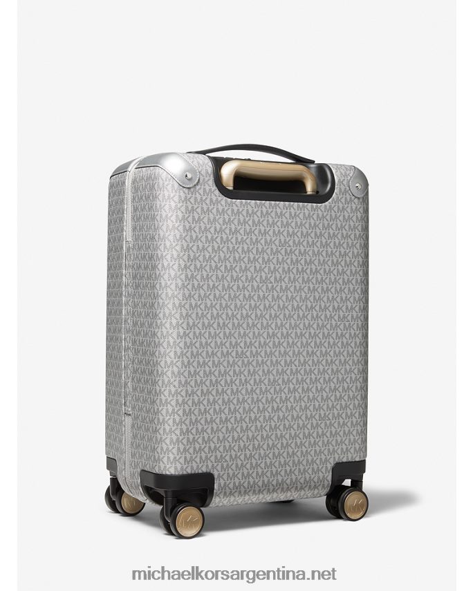mujer plata maleta con logotipo Michael Kors T46HB01536