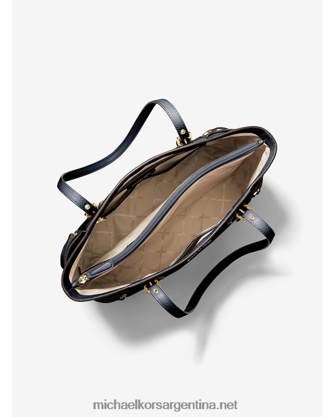 mujer Armada bolso shopper voyager pequeño de piel granulada Michael Kors T46HB01144