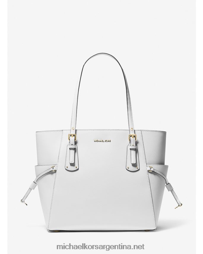 mujer Blanco óptico bolso shopper voyager pequeño de piel Michael Kors T46HB01146