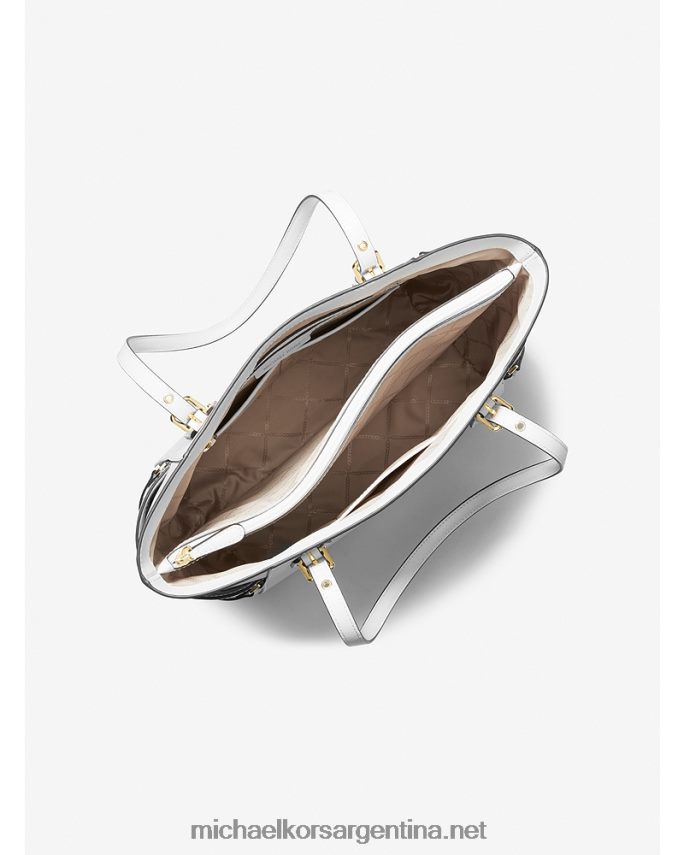 mujer Blanco óptico bolso shopper voyager pequeño de piel Michael Kors T46HB01146